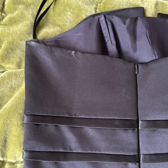 White House Black Market Black Strapless Mini Dress - Picture 4 of 5